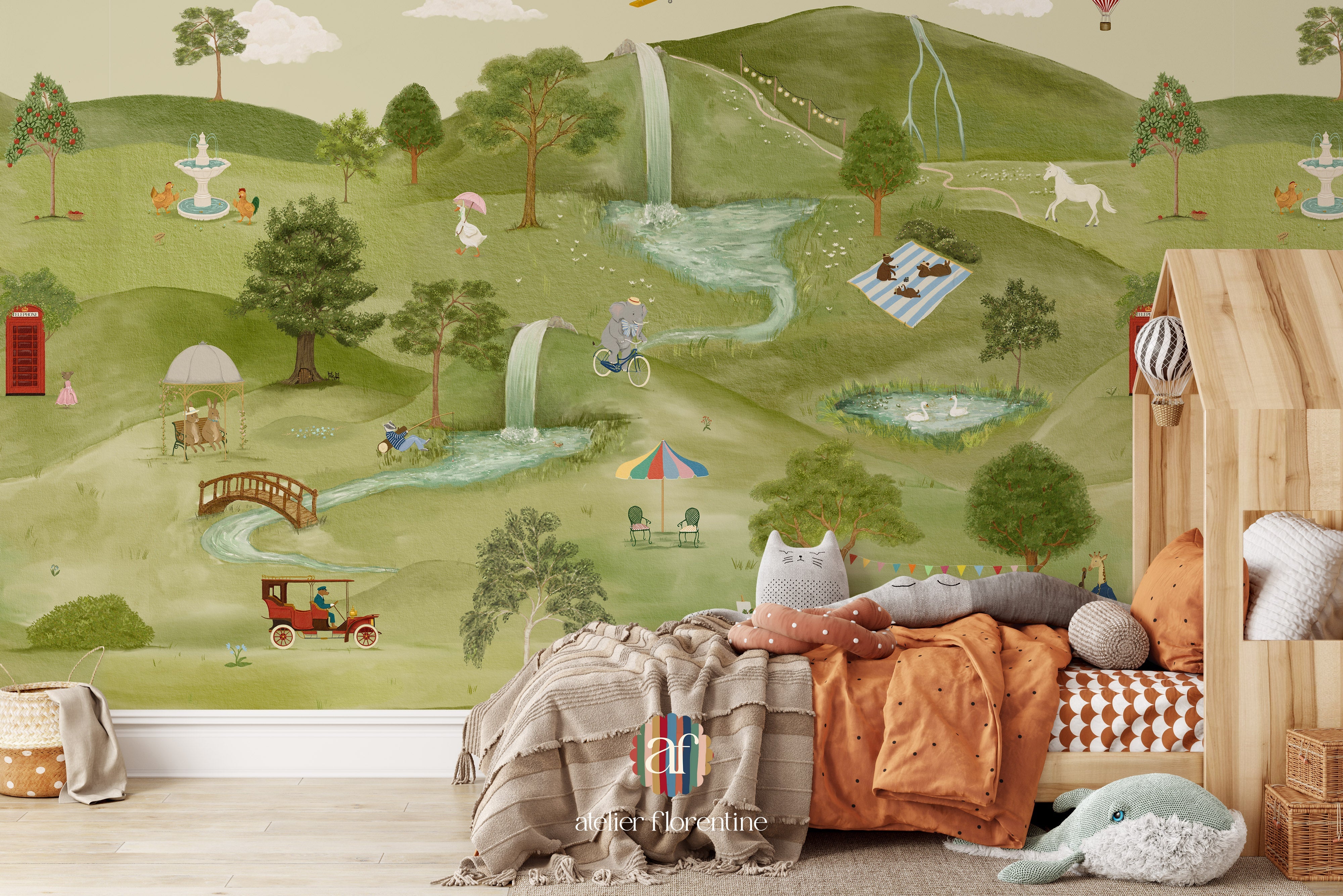 nursery wallpapers for kids childrens wallpaper decor