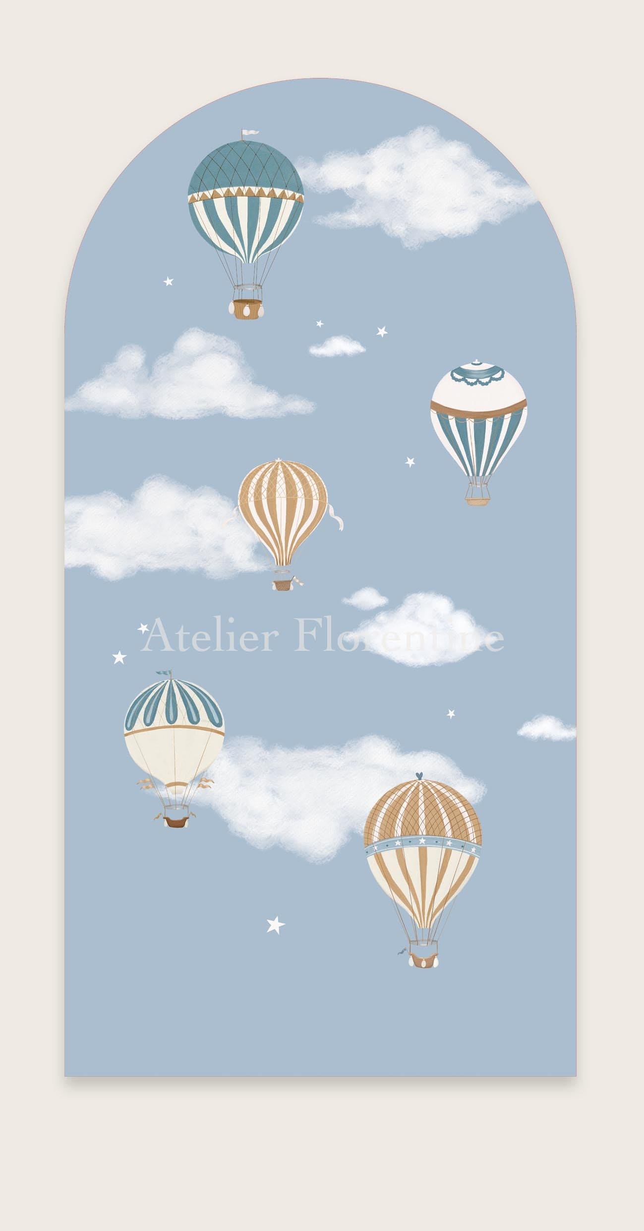 muursticker luchtballonnen