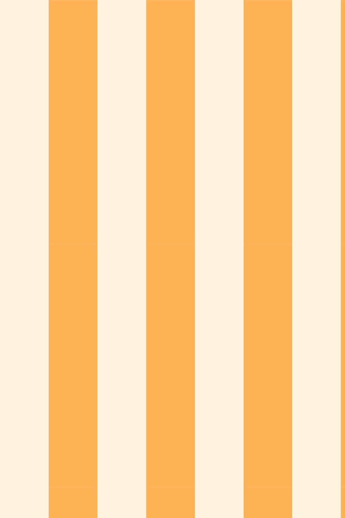 Nursery wallpaper, kids decor with yellow stripes, striped wallpaper for children