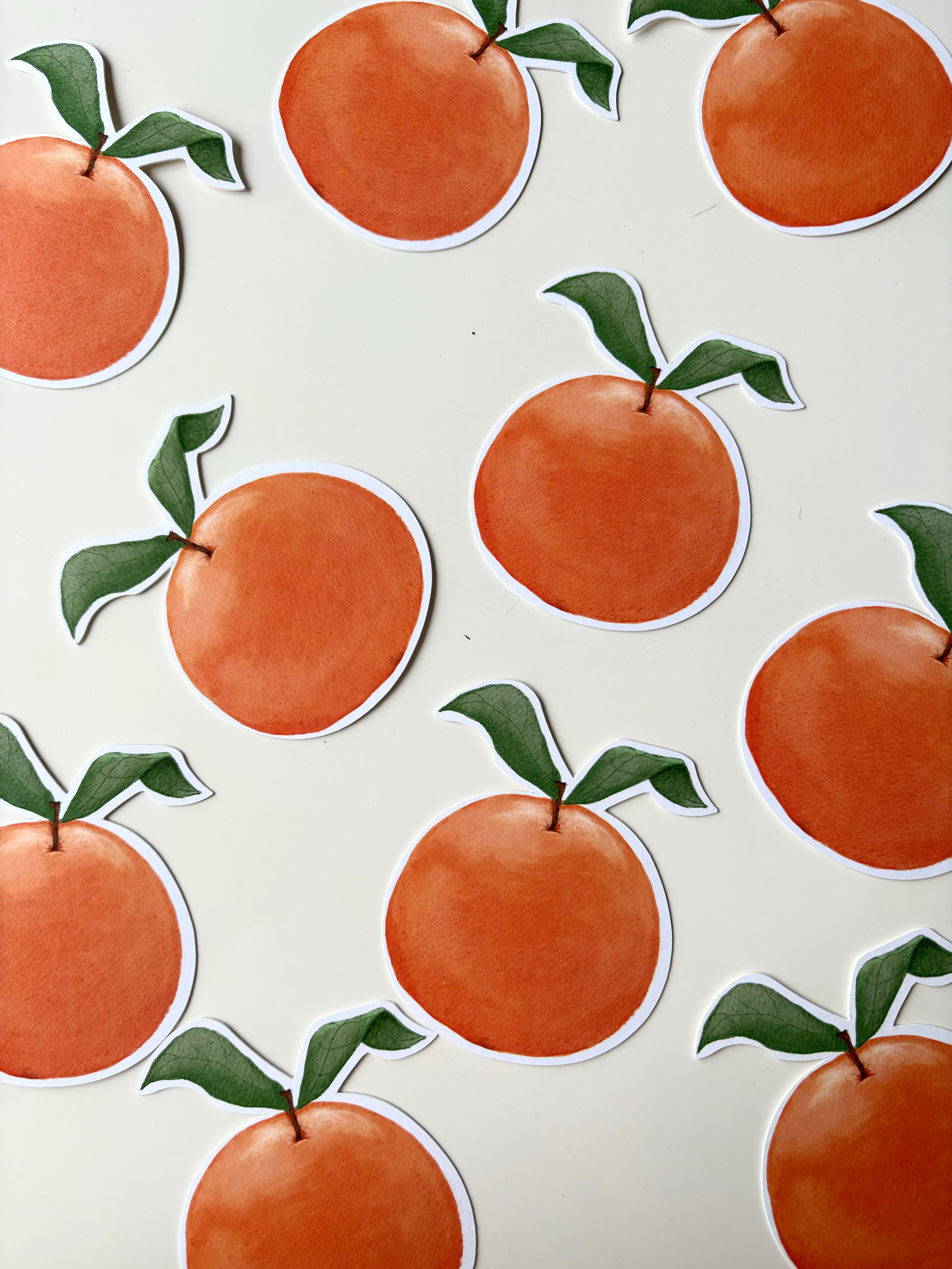 Name tags orange