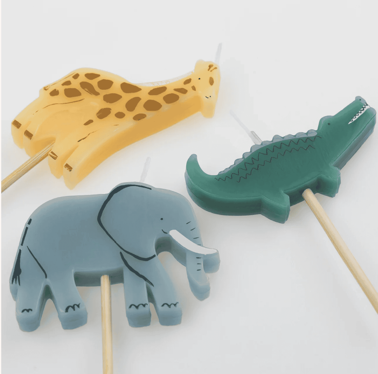 Jungle animal candles