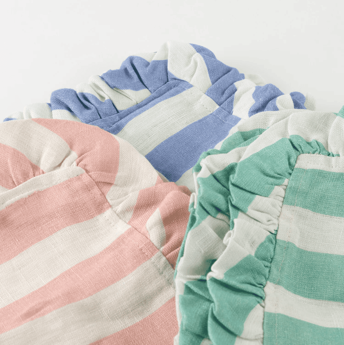 striped napkins