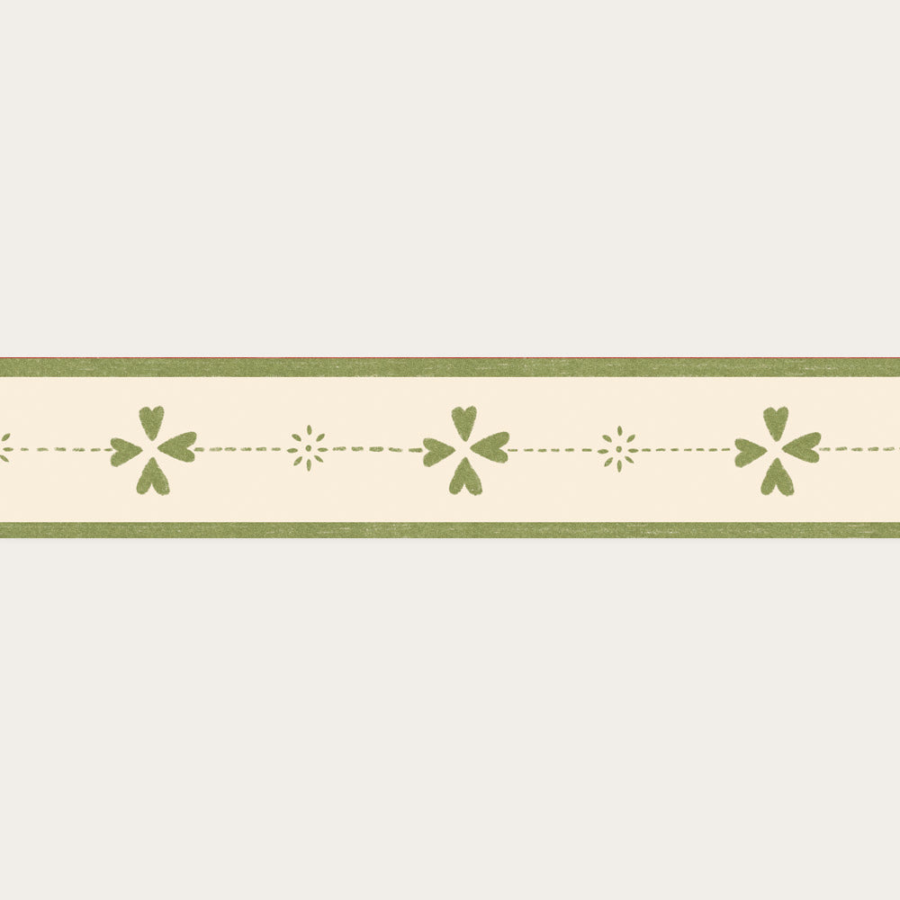 Wallpaper Border Blocks - Racing Red