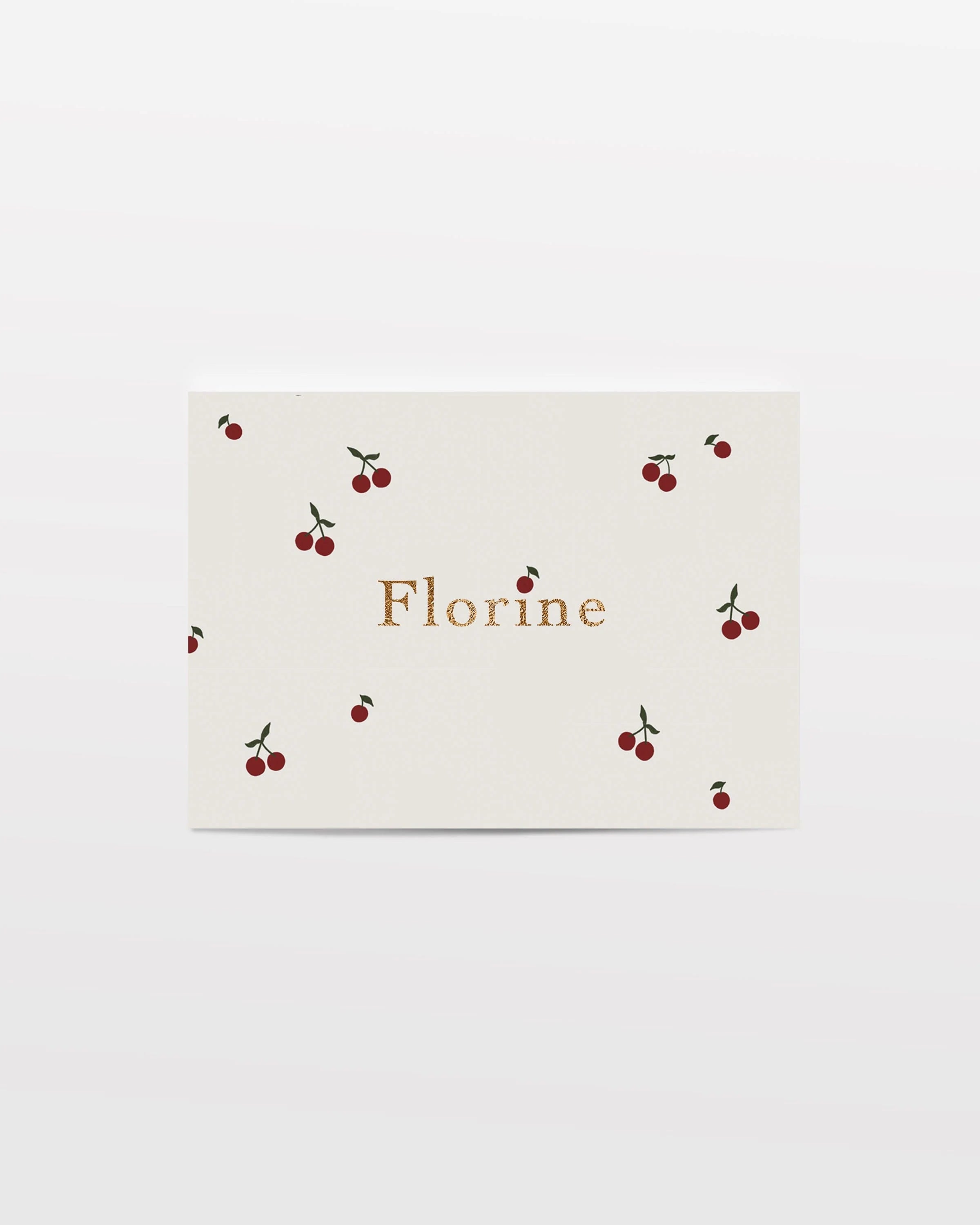 Sample Cherries Card