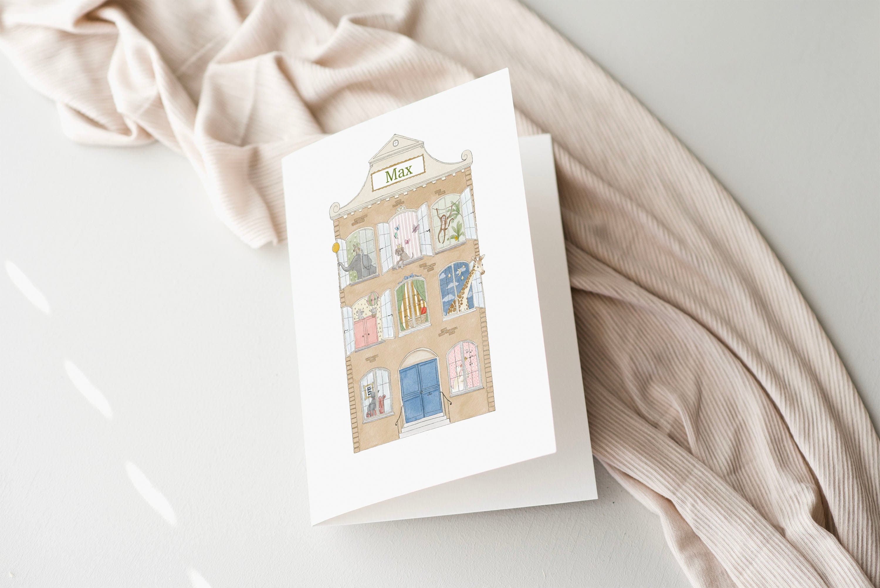 birth announcement card