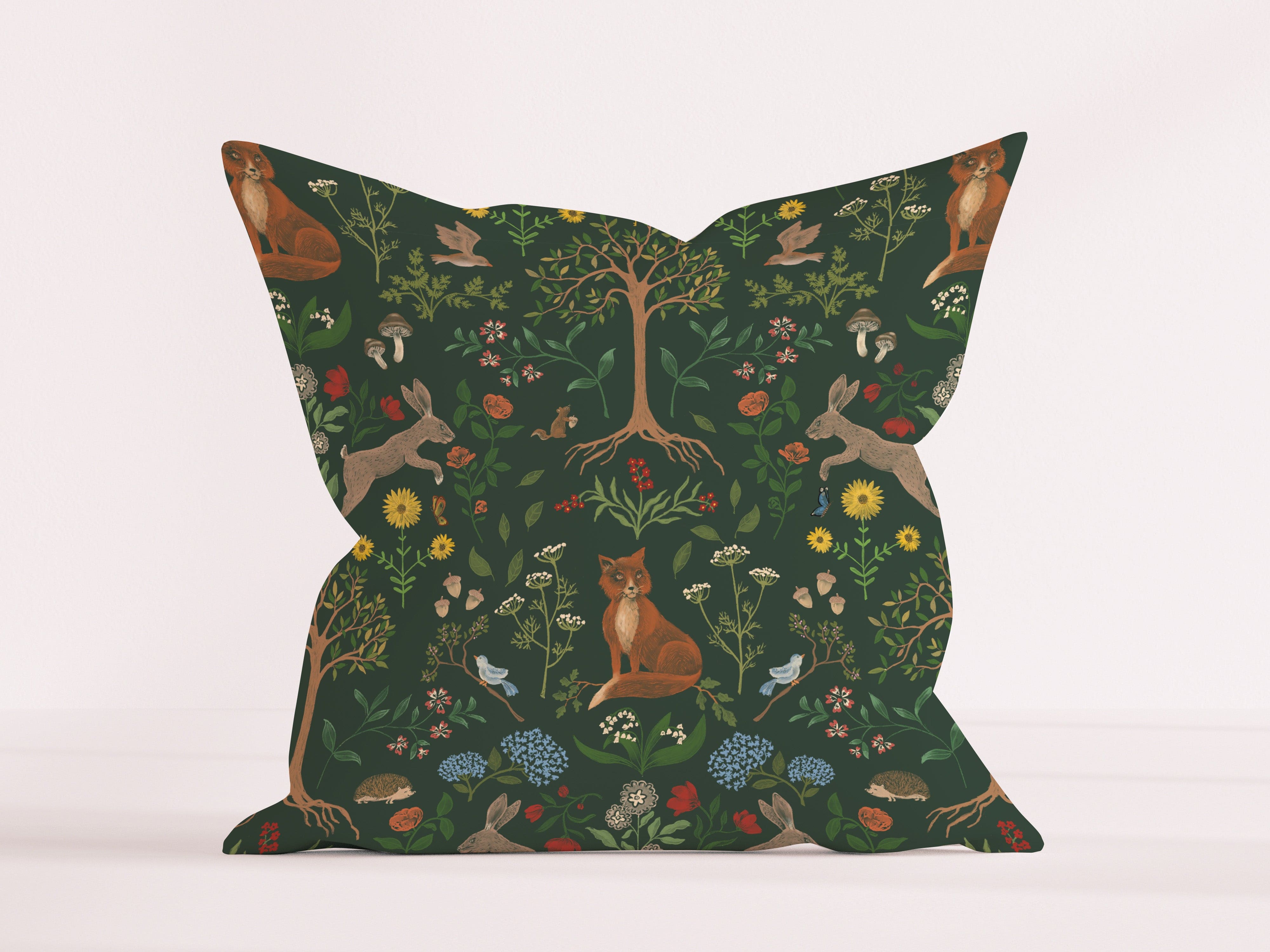Cushion Forrest Animals - multi