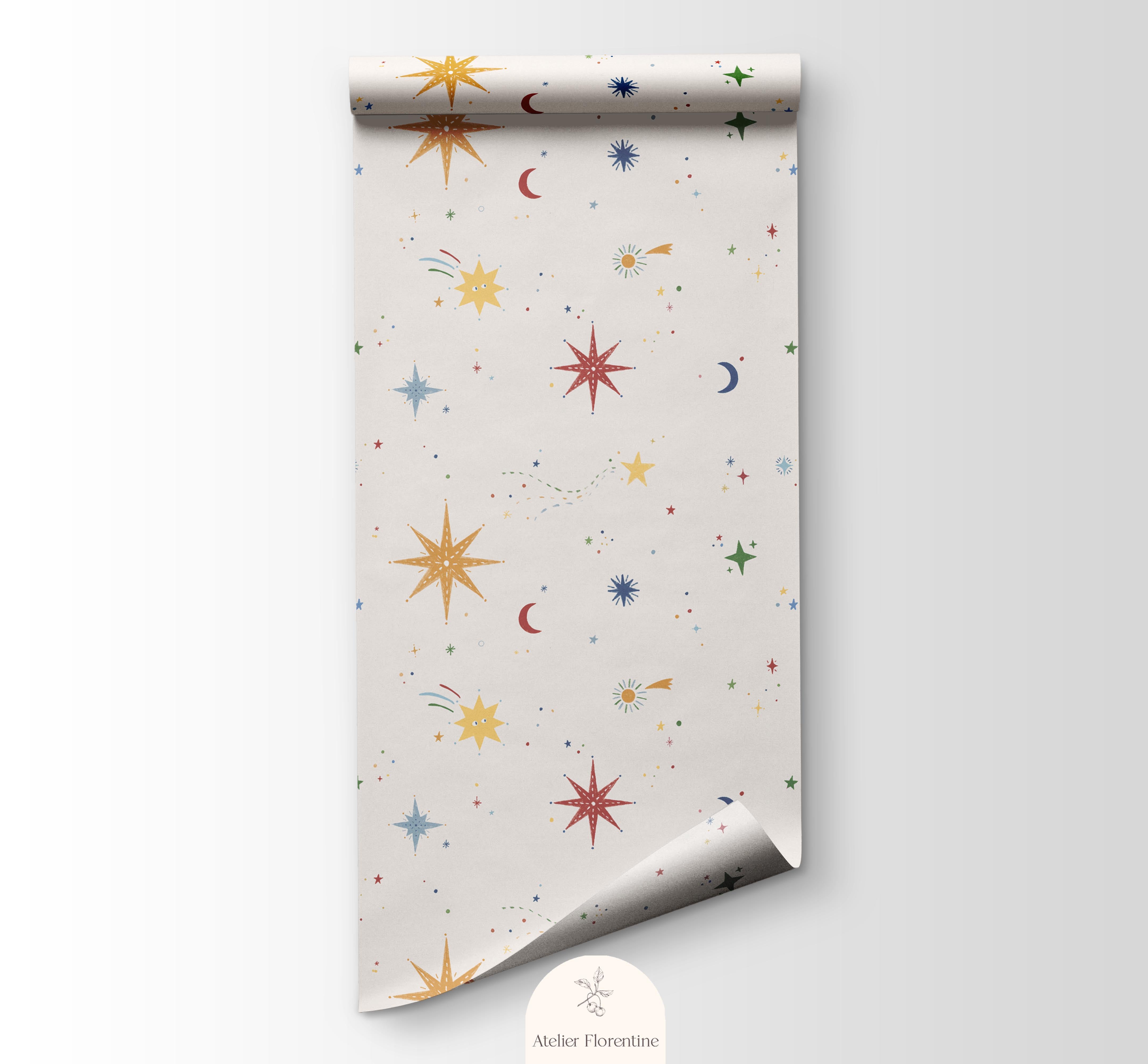 wallpaper boys stars galaxy wallpapers for kids nursery decoration
