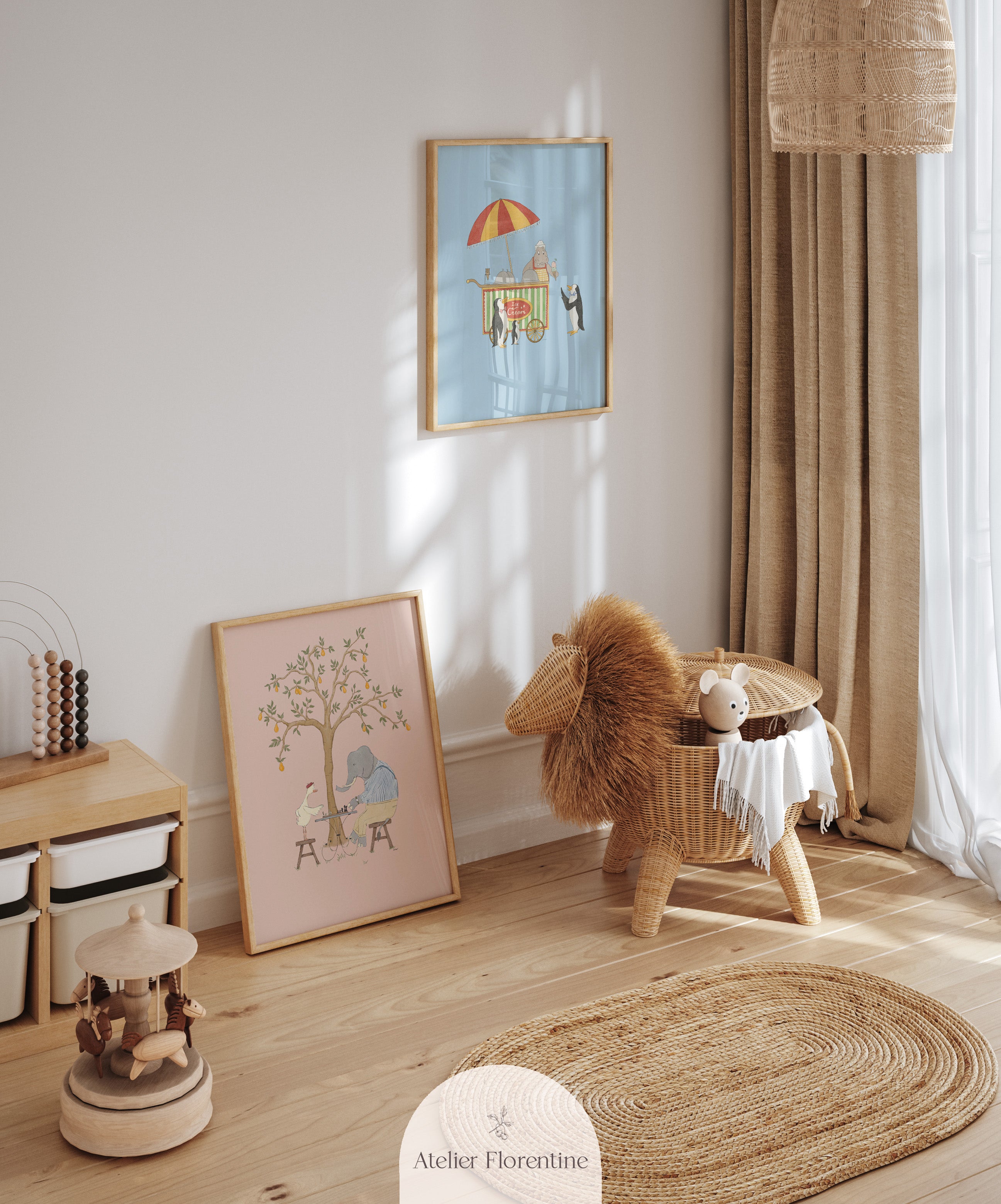 10 tips for styling posters for the nursery