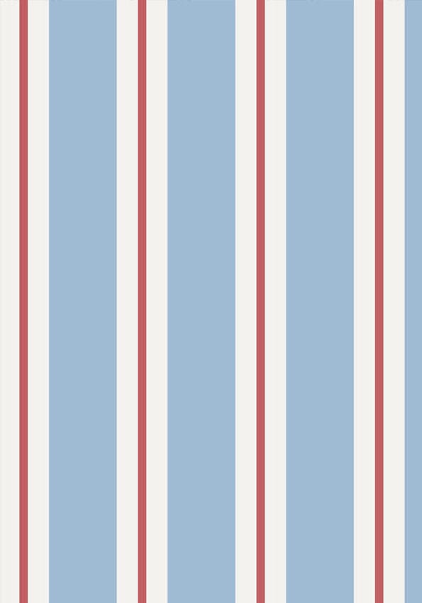 Stripes Blue Red Wallpaper