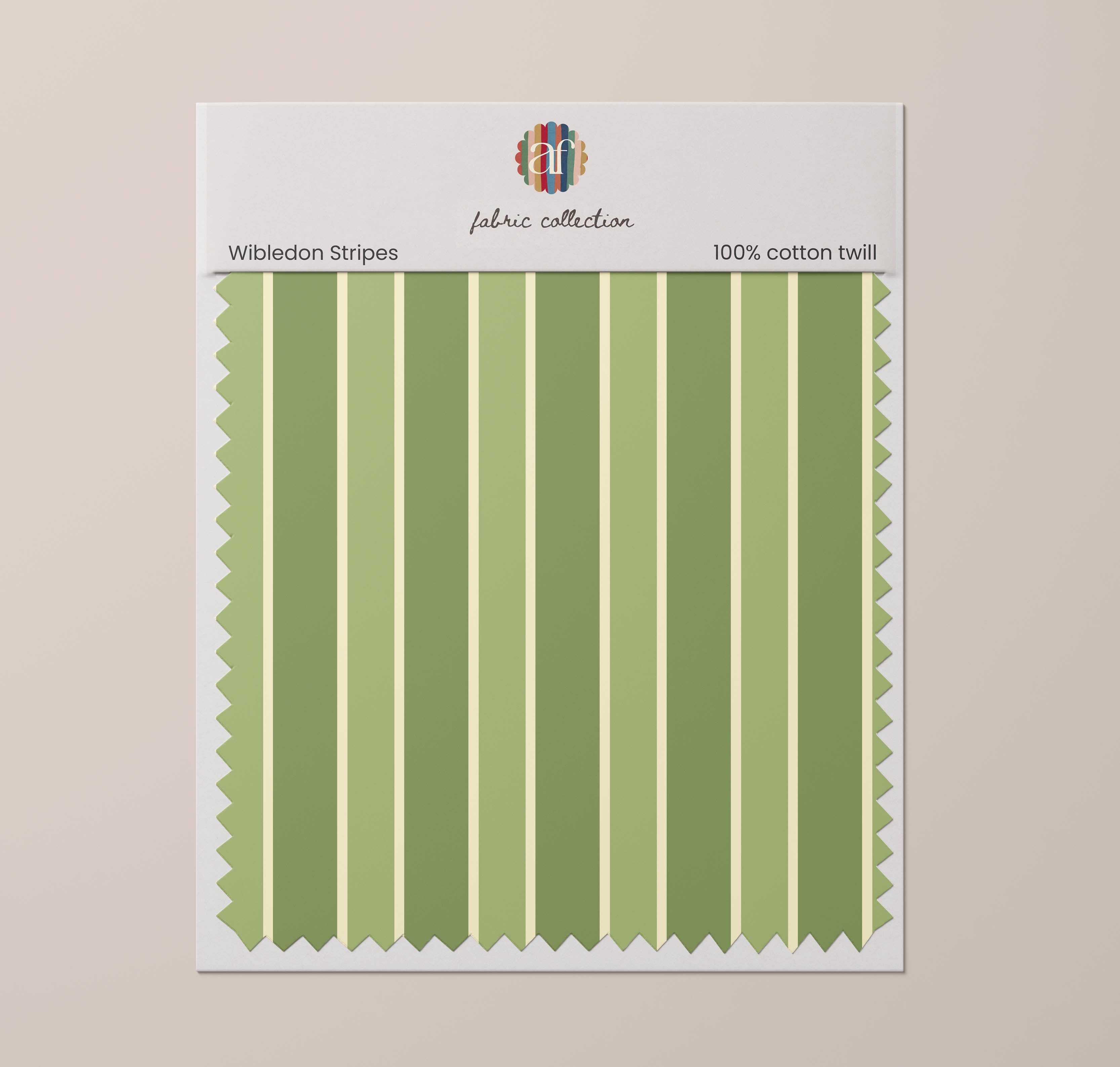 Nursery Fabric - Wimbledon Stripe