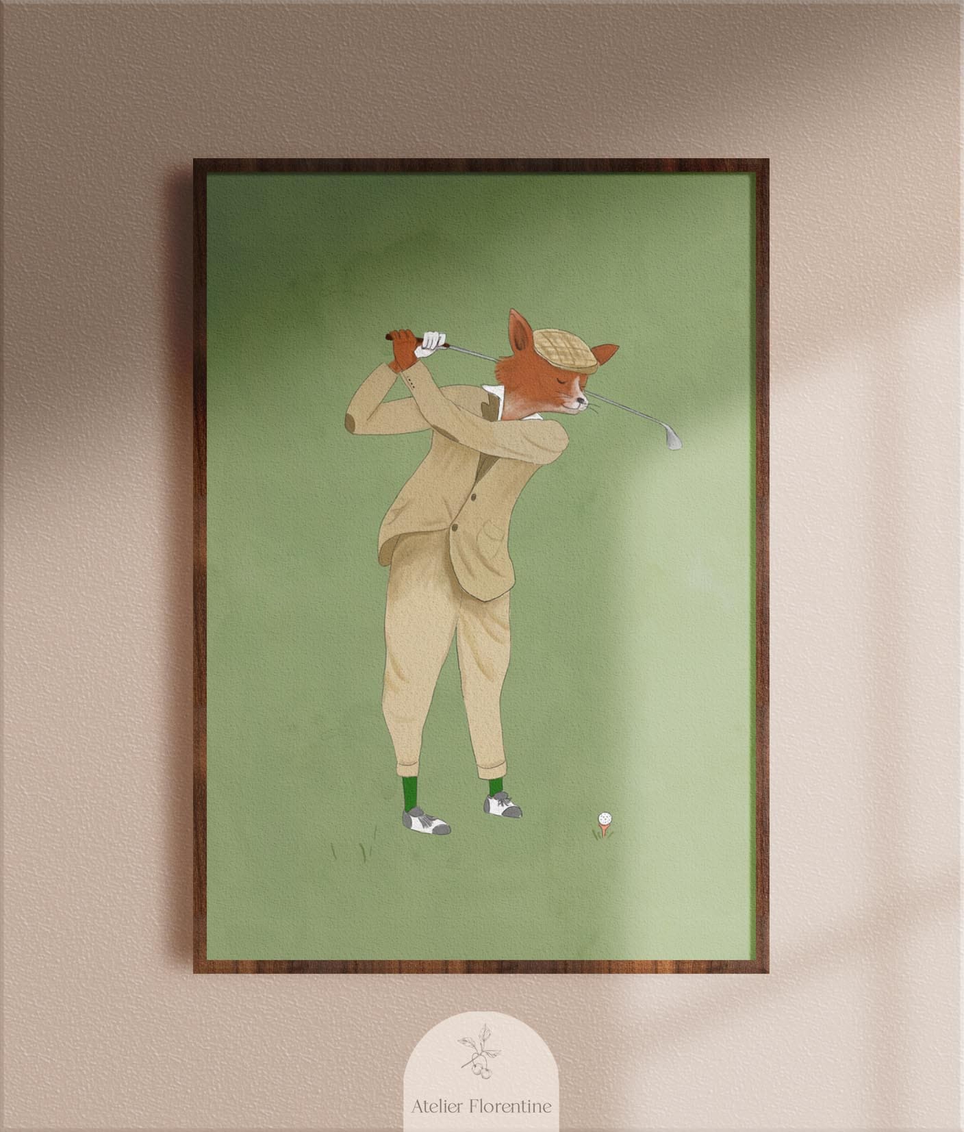 Poster golf fox