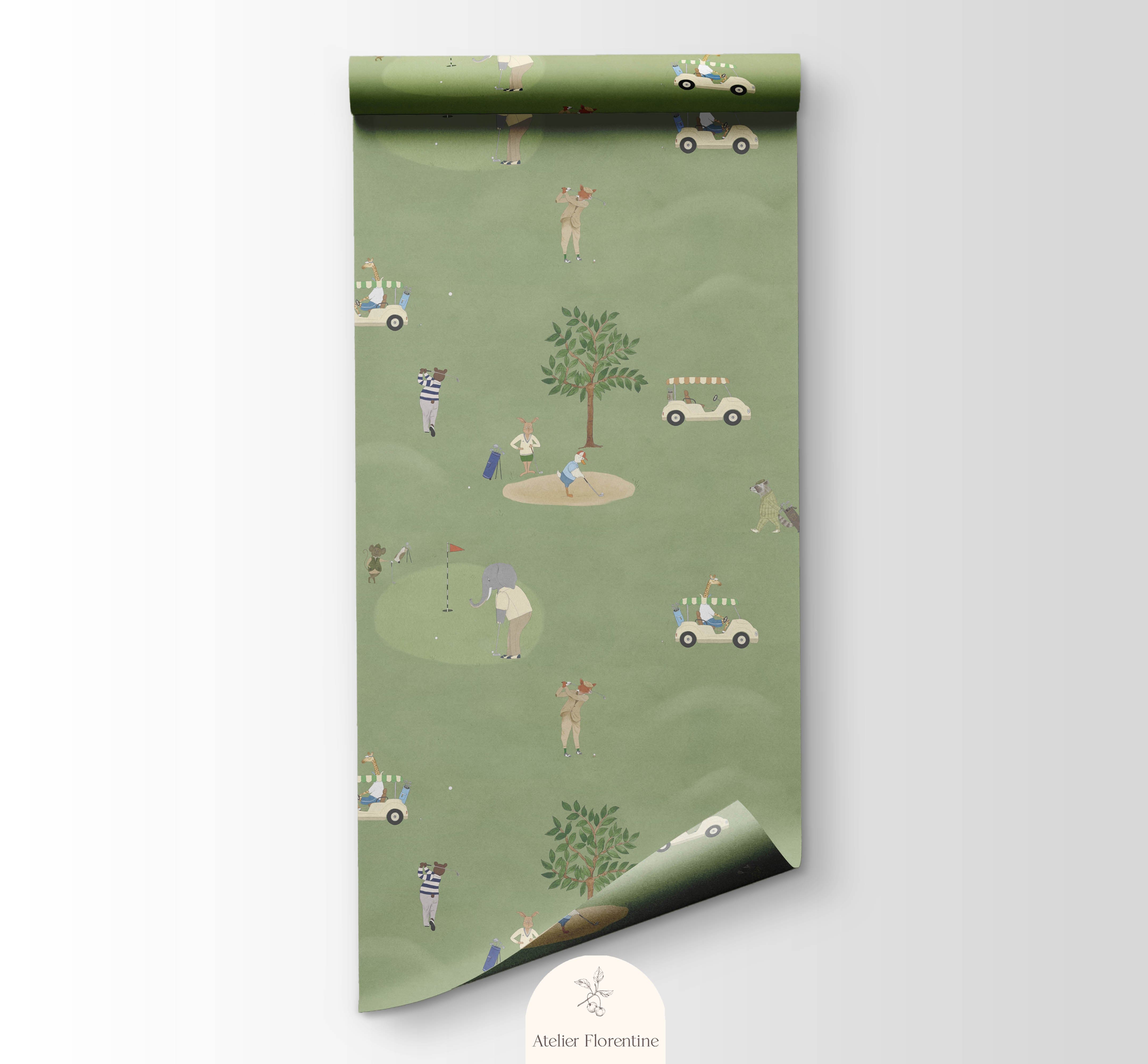 kids wallpaper golf