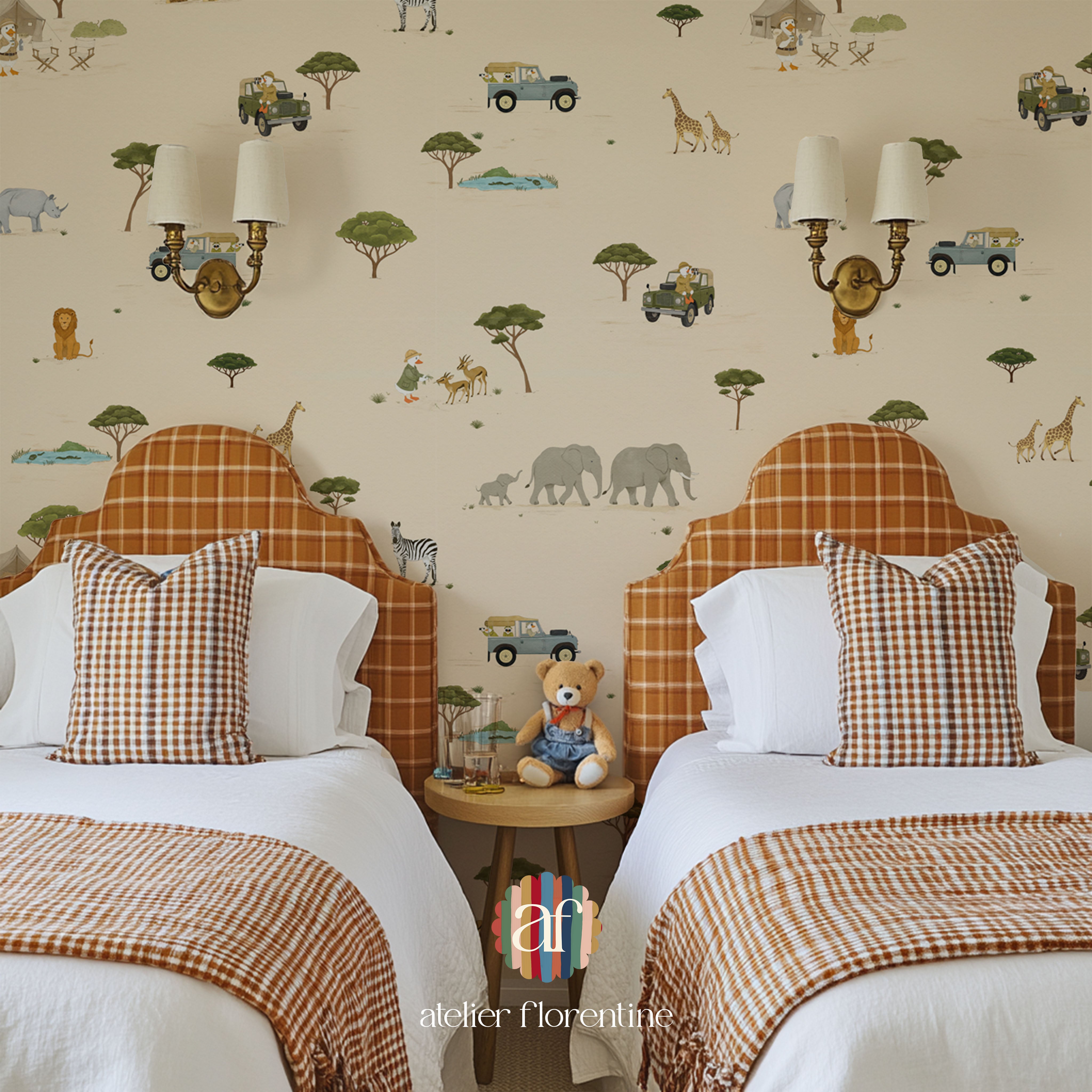 children's wallpaper safari ducks kids wallpapers boys room