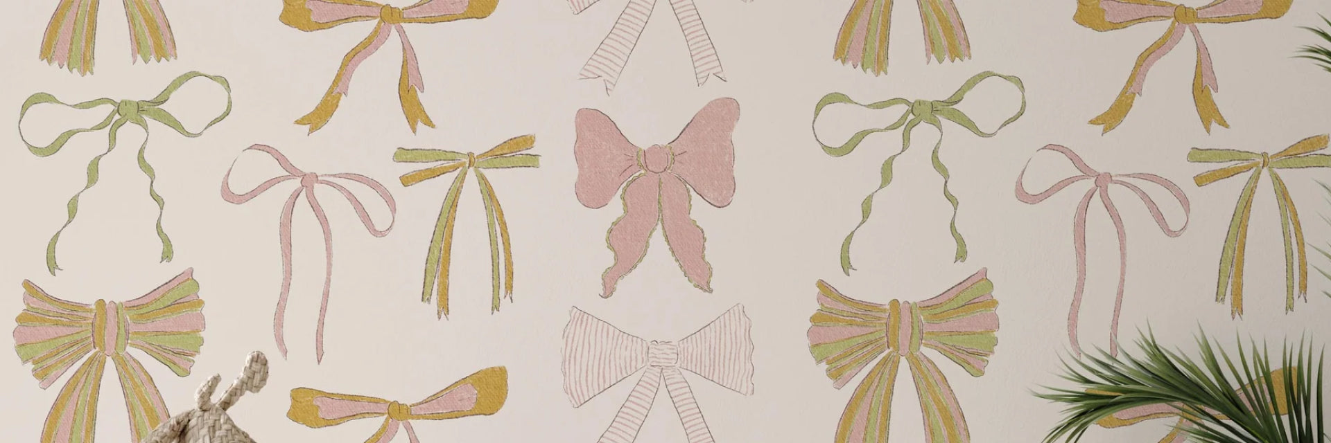 Large Bows Wallpaper