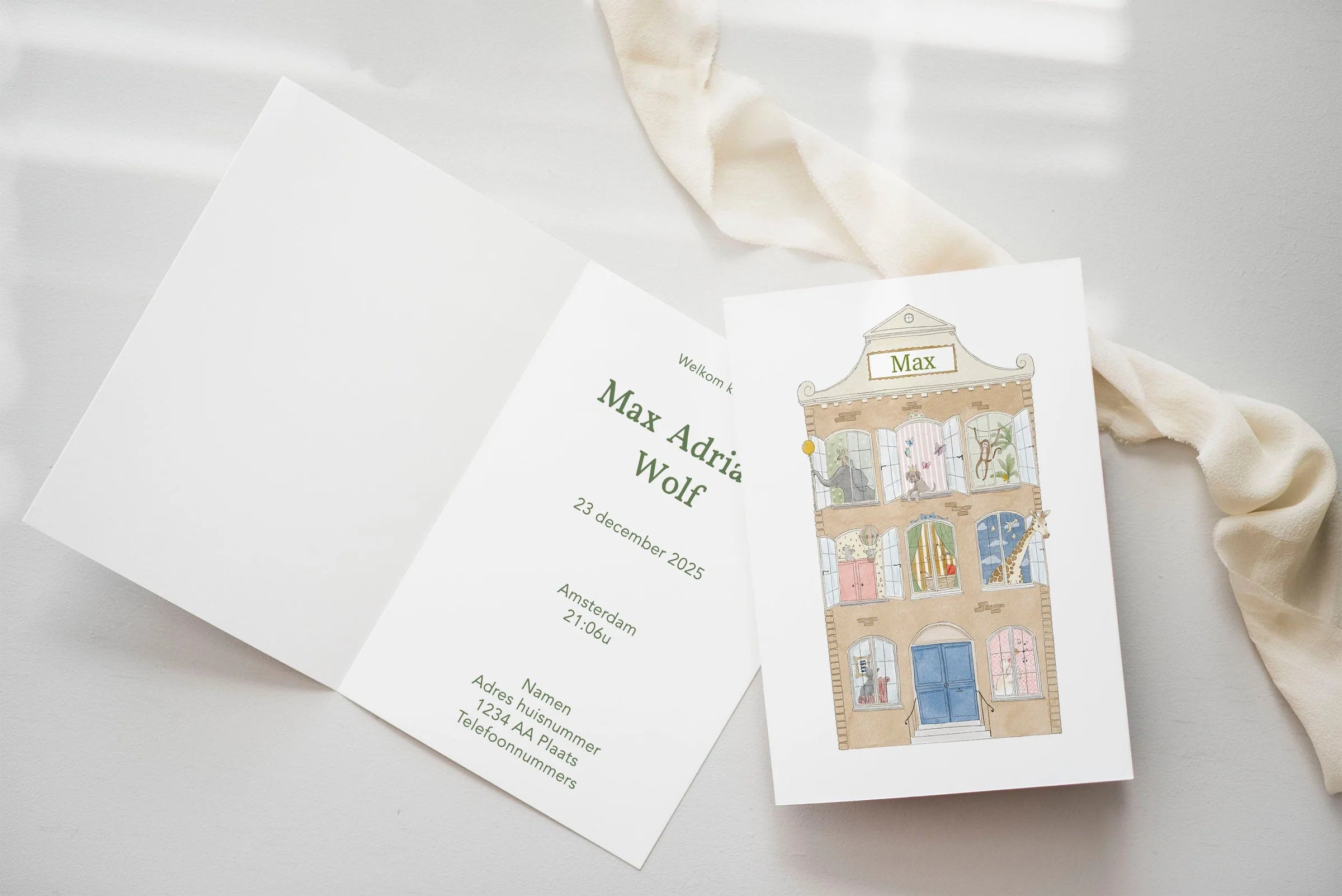 Sample Birth House Card