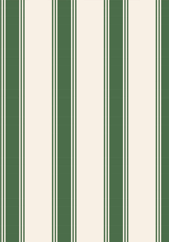 Green Stripes Wallpaper