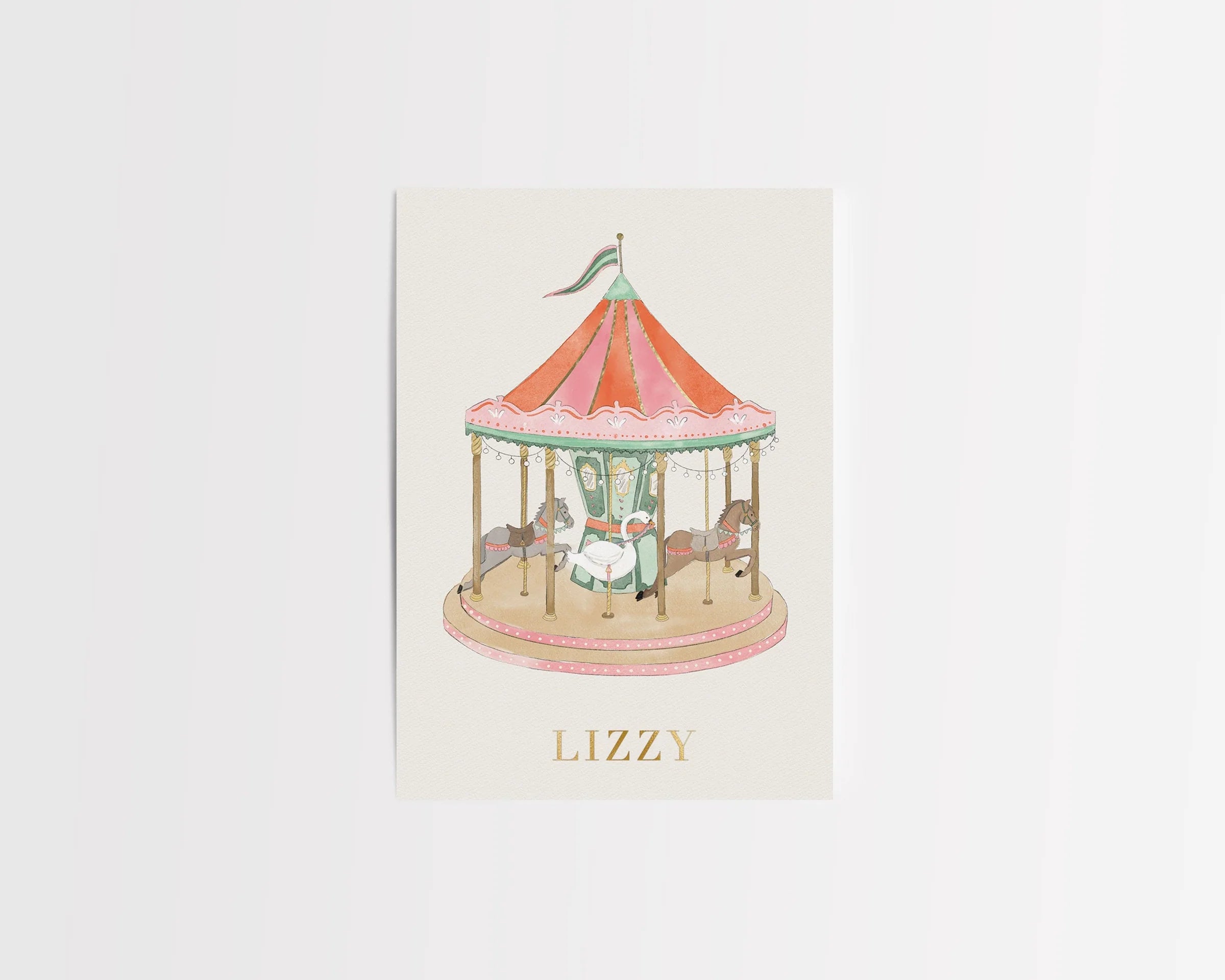 Sample Birth Carousel Card