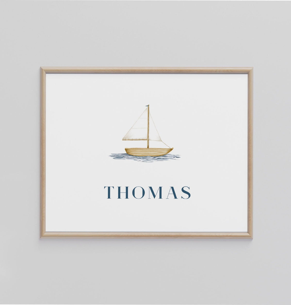 Customizable poster Sail boat | Atelier Florentine