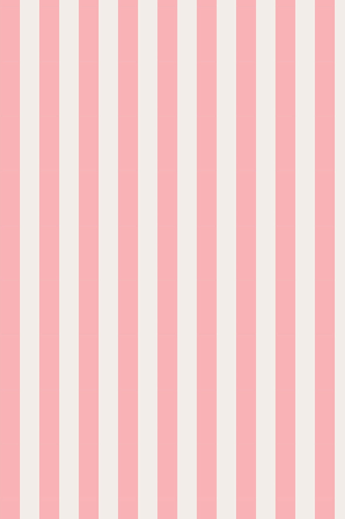 Small pink striped wallpaper for children's rooms wallpaper Amsterdam