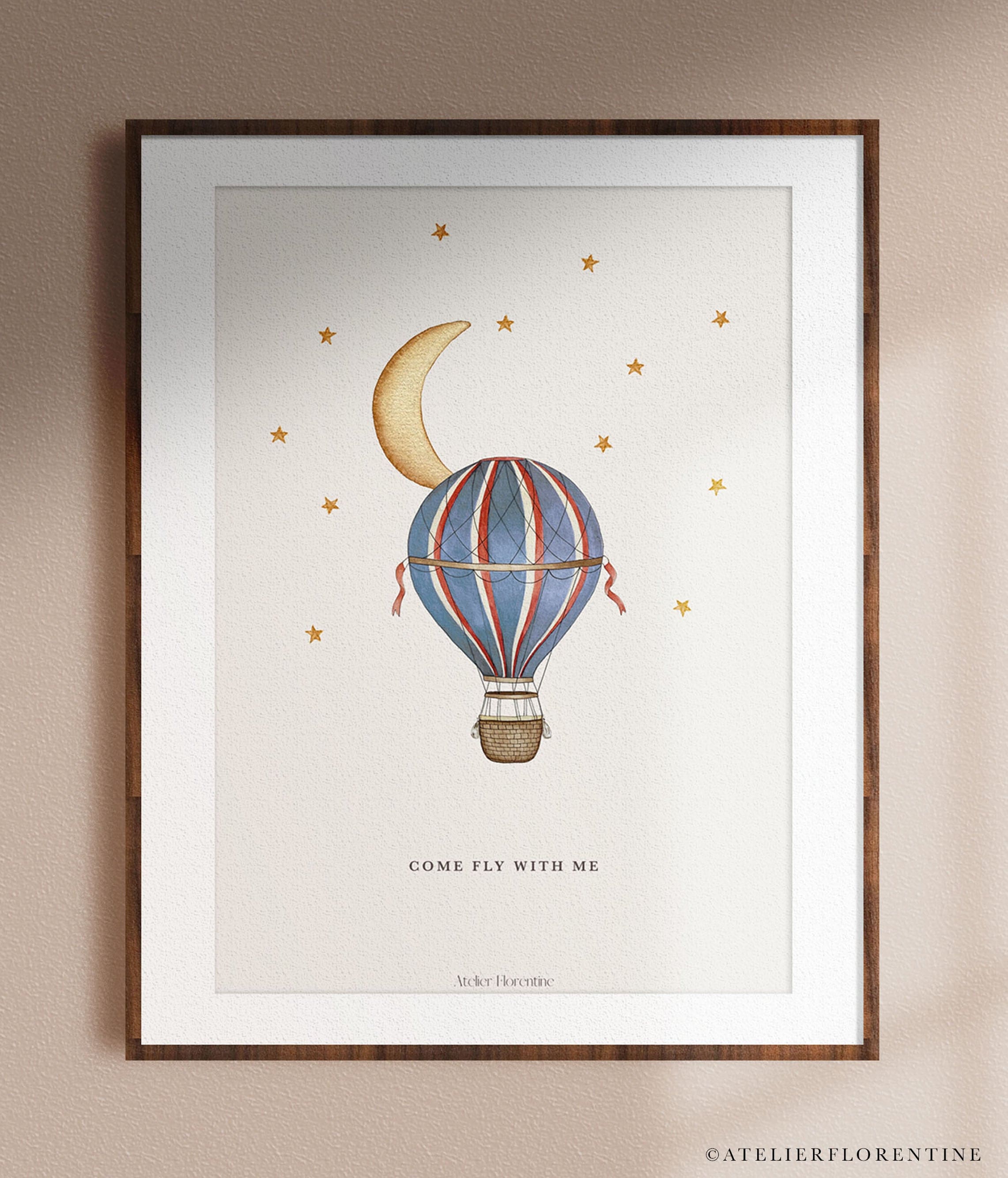 Poster Luchtballon