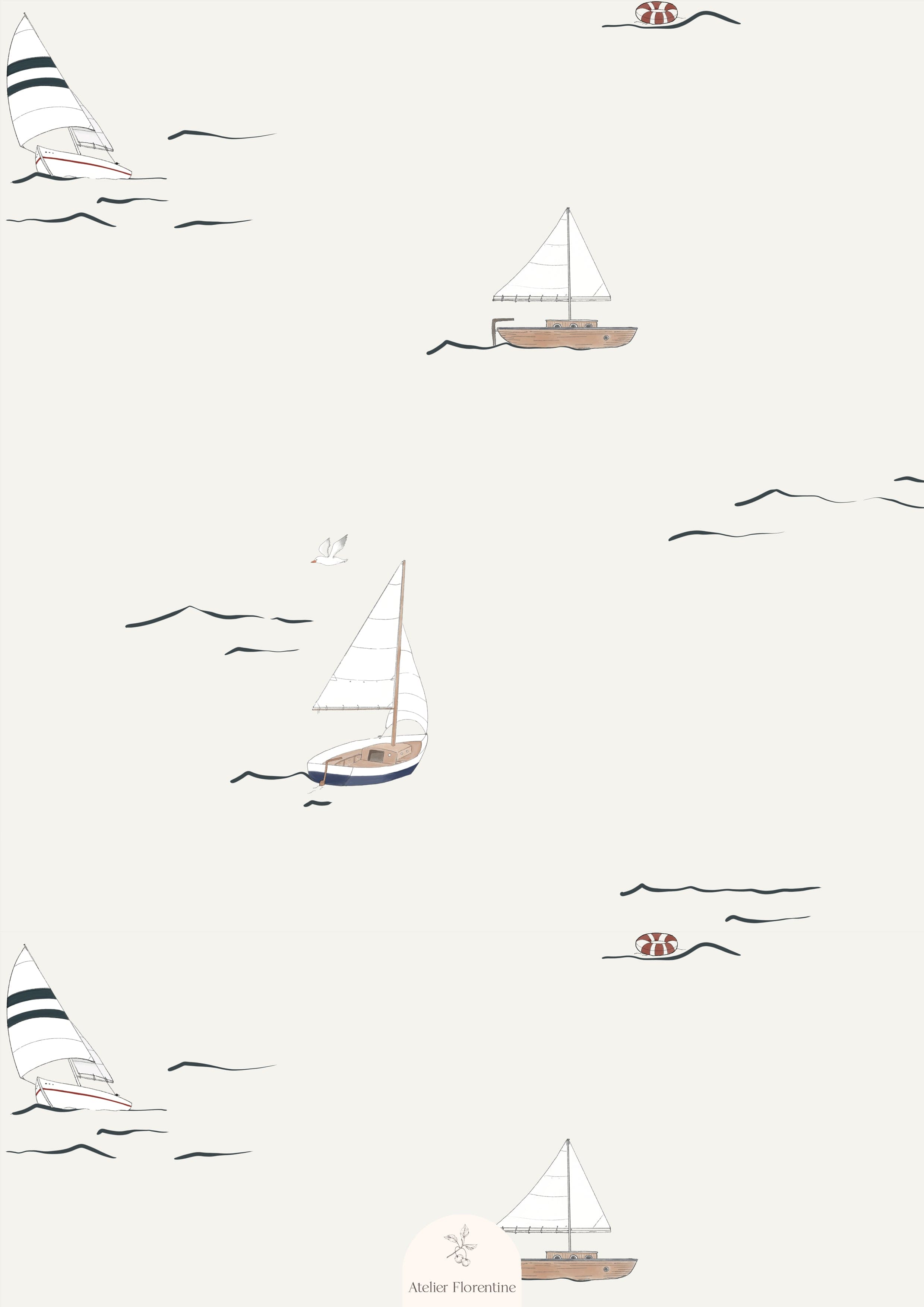 wallpaper sail boats